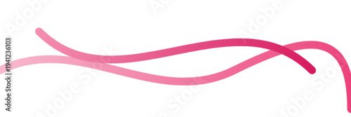 Flowing pink gradient curved abstract lines