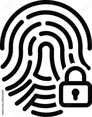 Secure fingerprint lock