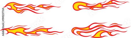 Sun icon set. Vector flat design. Collection of sun stars for use in as logo or weather icon. Yellow suns circles, bright natural lighting objects.