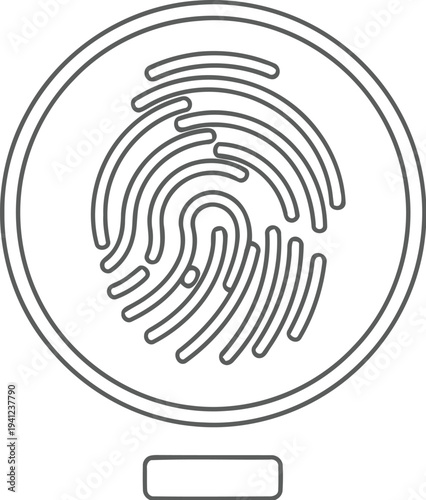 Fingerprint scanner interface