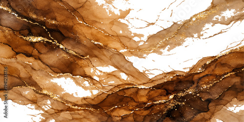 A rough and aged nature backdrop features a close-up pattern of brown tree bark texture meeting ancient stone and water for a vintage grunge surface design