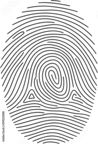 Unique fingerprint pattern