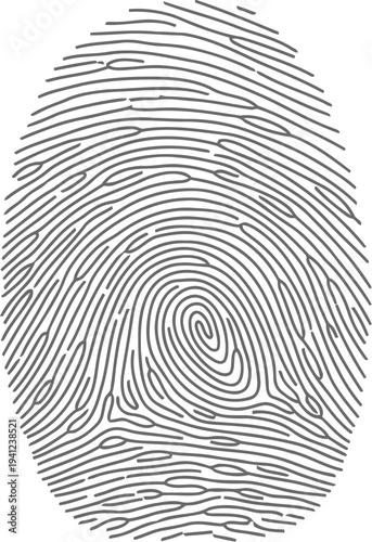 Unique fingerprint pattern