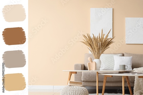 Interior of stylish living ...