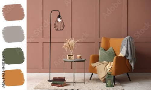 Interior of living room wit...