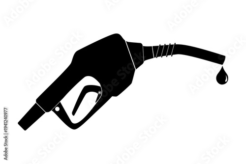 Fuel pump nozzle icon. Gas pump nozzle icon. for web and mobile app, isolated on a white background. Flat vector illustration