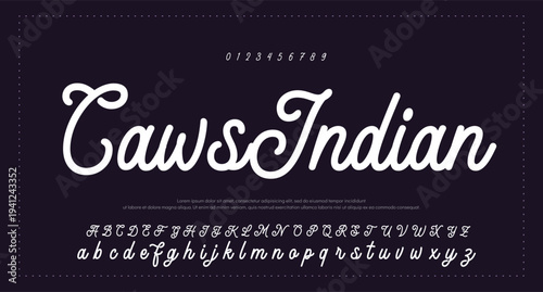 signature style, great for personal logos and stationery.