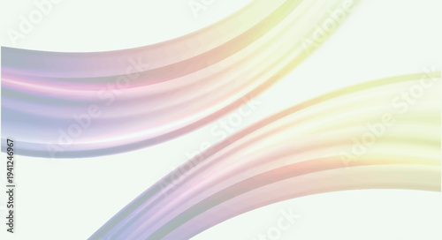 Dynamic pastel gradient waves create a modern abstract background vector, offering a smooth and elegant design element for various creative projects and digital media