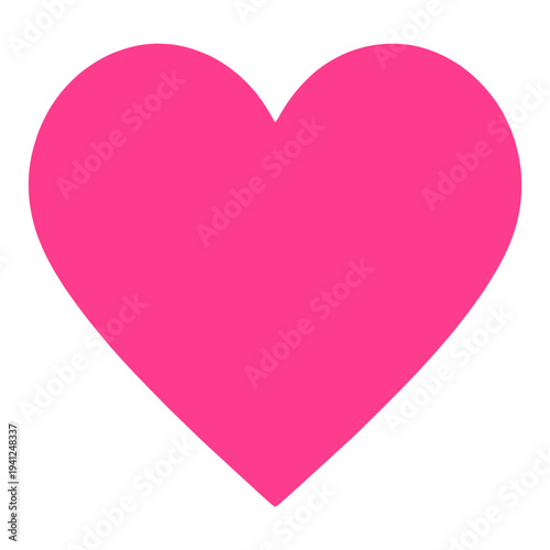Free Download Filled Pink Heart Vector Icon for Web Interface - GFXLoad