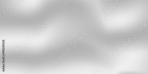 gradient Abstract silver foil background with metal mirror texture. Chrome gradient surface with light gloss backgrond simple. Geometric vector design