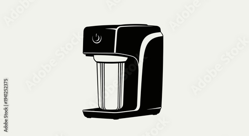 Modern Water Filter Machine Icon Vector Illustration