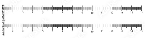 Measuring scale, markup for rulers. Vector illustration icon