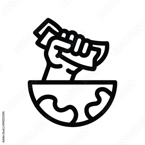 capitalism line icon illustration vector graphic.eps