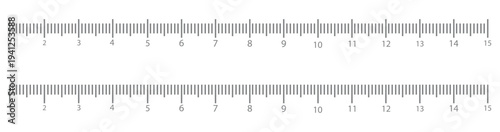 Measuring scale, markup for rulers. Vector illustration icon