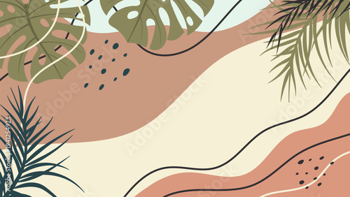 tropical abstract background