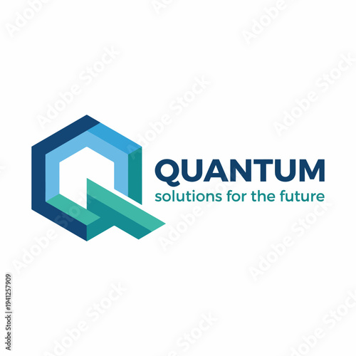 This modern geometric logo utilizes a dynamic color scheme, portraying a sense of forward-thinking and innovation suitable for tech companies aiming to disrupt industries.