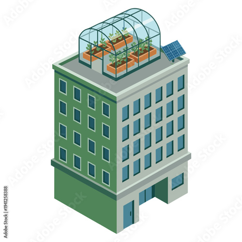 Renewable Energy Technology Elements Set with Geothermal, Hydrogen, Tidal, Wave and Algae Biofuel Illustration