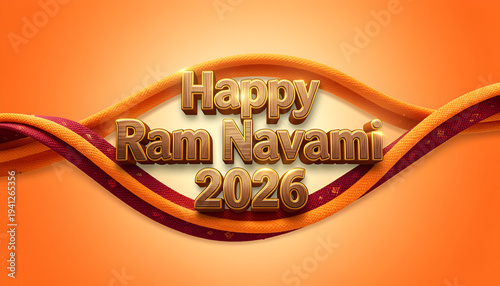 Vibrant ram navami 2026 celebration graphic