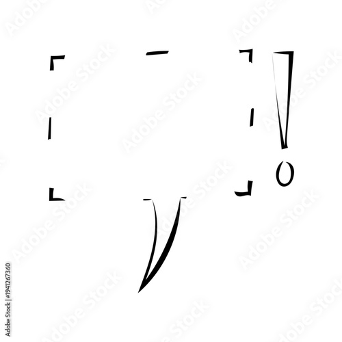 Sprechblase mit Fakten 