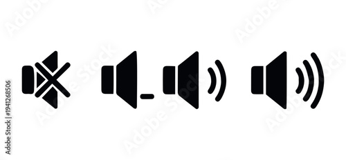 Print Mute icon Vector Images & Graphics for Commercial 