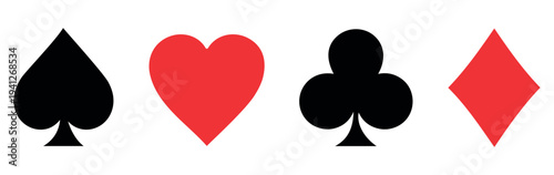 Print Playing card suit symbols Images