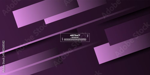 Modern abstract purple gradient illustration background with 3D appearance and simple pattern. Cool design with thin lines. Vector Eps10