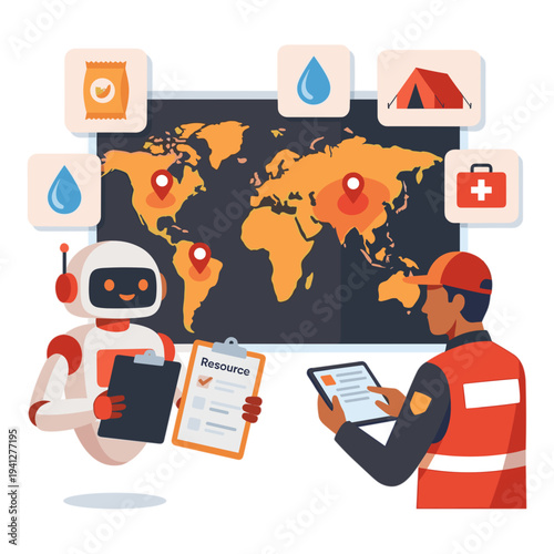 Chatbot Customer Services Illustration