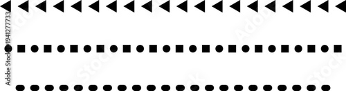 Slash line. Abstract dashed border divider set. Diagonal lines Border. Geometric print for caution tape or barrier. Parallel stripes. Black pattern isolated on white background