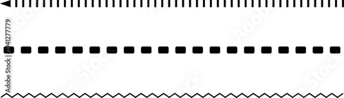 Slash line. Abstract dashed border divider set. Diagonal lines Border. Geometric print for caution tape or barrier. Parallel stripes. Black pattern isolated on white background