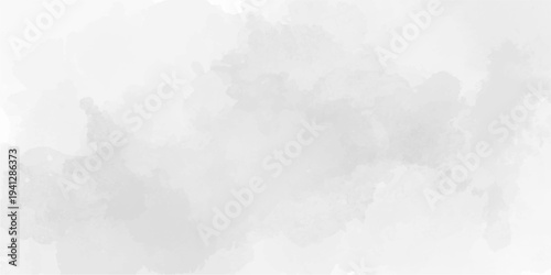 Light gray watercolor paper texture background with soft ink wash stains, subtle paint splatters, cloudy gradient effect, and delicate grunge details for minimal abstract graphic design.