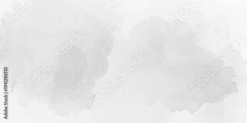 Abstract light gray watercolor wash background with soft ink stains, subtle paint splashes, and cloudy paper gradient texture, minimalist artistic surface with gentle grunge for modern design.