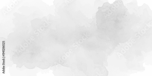 Light gray watercolor texture background featuring soft ink washes, subtle paint splatters, and cloudy gradient paper surface with delicate grunge details for minimal abstract art and design use.