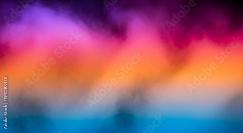 Fotografía Vibrant multicolored abstract background with pink, purple, orange, and blue hue