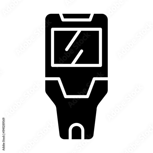 Stud Finder Icon: Construction Tool for Wall Detection