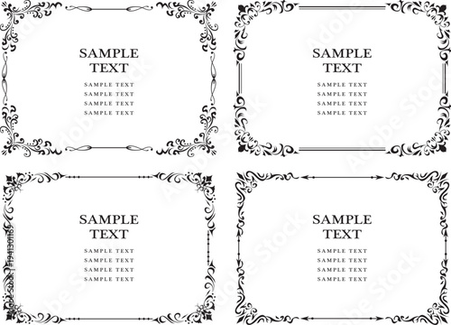 アンティーク　ビンテージ　フレーム飾り枠