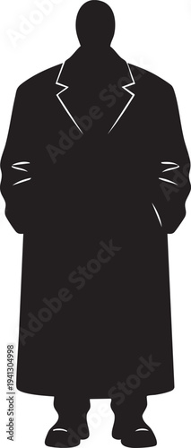 Broad Shouldered Coat Winter Fashion and Heavy Overcoat Silhouettes