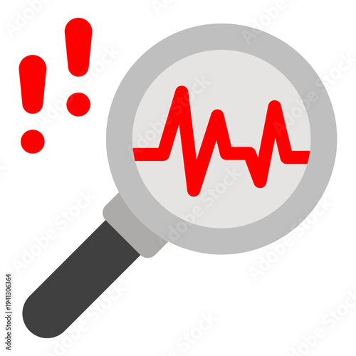 Earthquake Seismic Detection Icon