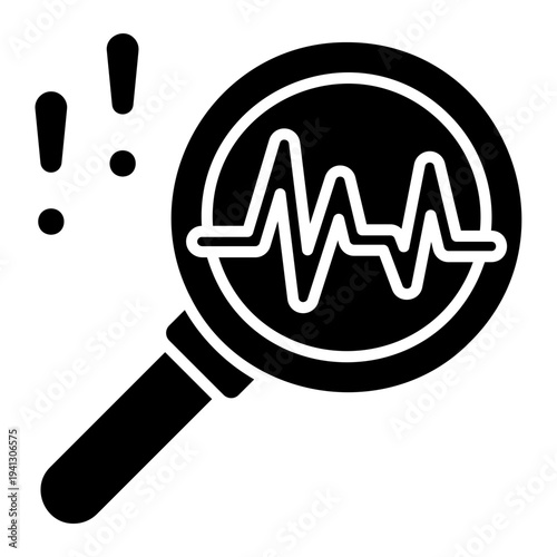 Earthquake Seismic Detection Icon
