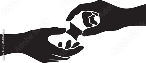 Secret Handover Exchange and Small Object Passing Silhouettes