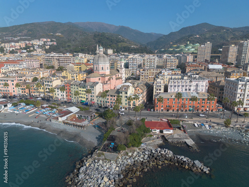 Wallpaper Mural Quartiere di Genova Pegli sul mar ligure Torontodigital.ca