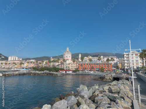 Wallpaper Mural Quartiere di Genova Pegli sul mar ligure Torontodigital.ca