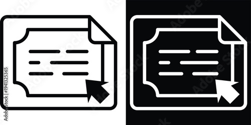 compose Two-tone version in black and white background