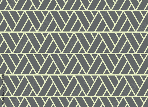Abstract geometric pattern with stripes, lines. Seamless vector background. Gray and beige ornament. Simple lattice graphic design