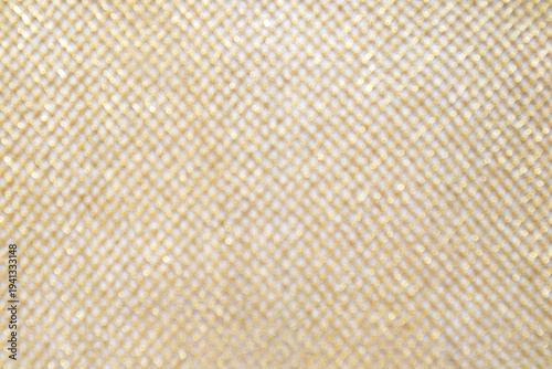 Wallpaper Mural Soft gold mesh texture with glitter bokeh background and woven fabric pattern, close-up Torontodigital.ca