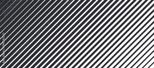Slash line pattern vintage thin and line footer straight with diagonal background. Geometric small vector and black stroke texture with white abstract angle. Angled pattern classic and dash line dot.