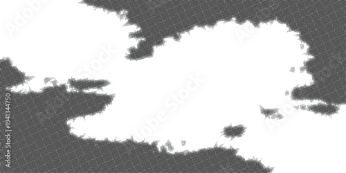 Grunge vector illustration of a Canada and world map featuring black ink splashes and paint brush strokes on a rough stained paper texture background with a dirty splat border design