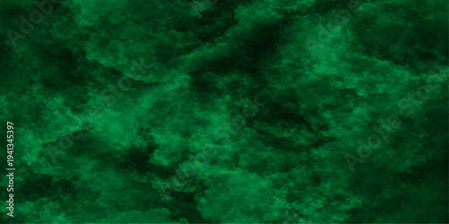 Abstract an intense, visually captivating swirl of emerald smoke in a dark setting, a powerful blend of artistic abstraction and captivating texture, evoking a sense of mystery and depth.