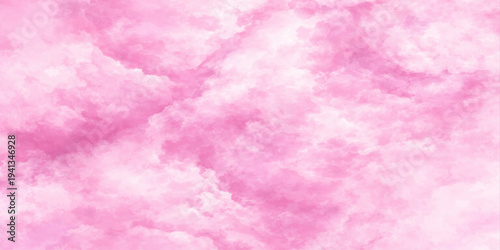 Abstract ethereal clouds dance across the canvas, painted in soft, romantic hues of pink. Evoking a sense of serenity and dreamlike bliss.