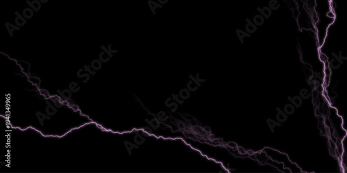 Branched lightning bolt. Abstract texture background in natural patterned. Intense electric bolts crackle across a stark. Beautiful abstract color green grunge marble on black background.