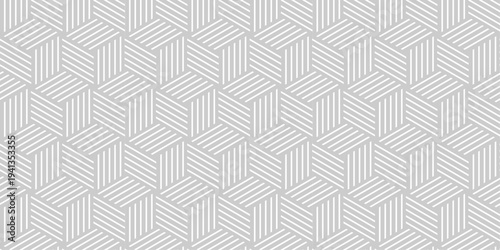 Seamless pattern Abstract geometric with stripes. with and gray ornament. Vector geometrical diagonal fabric waves seamless texture.